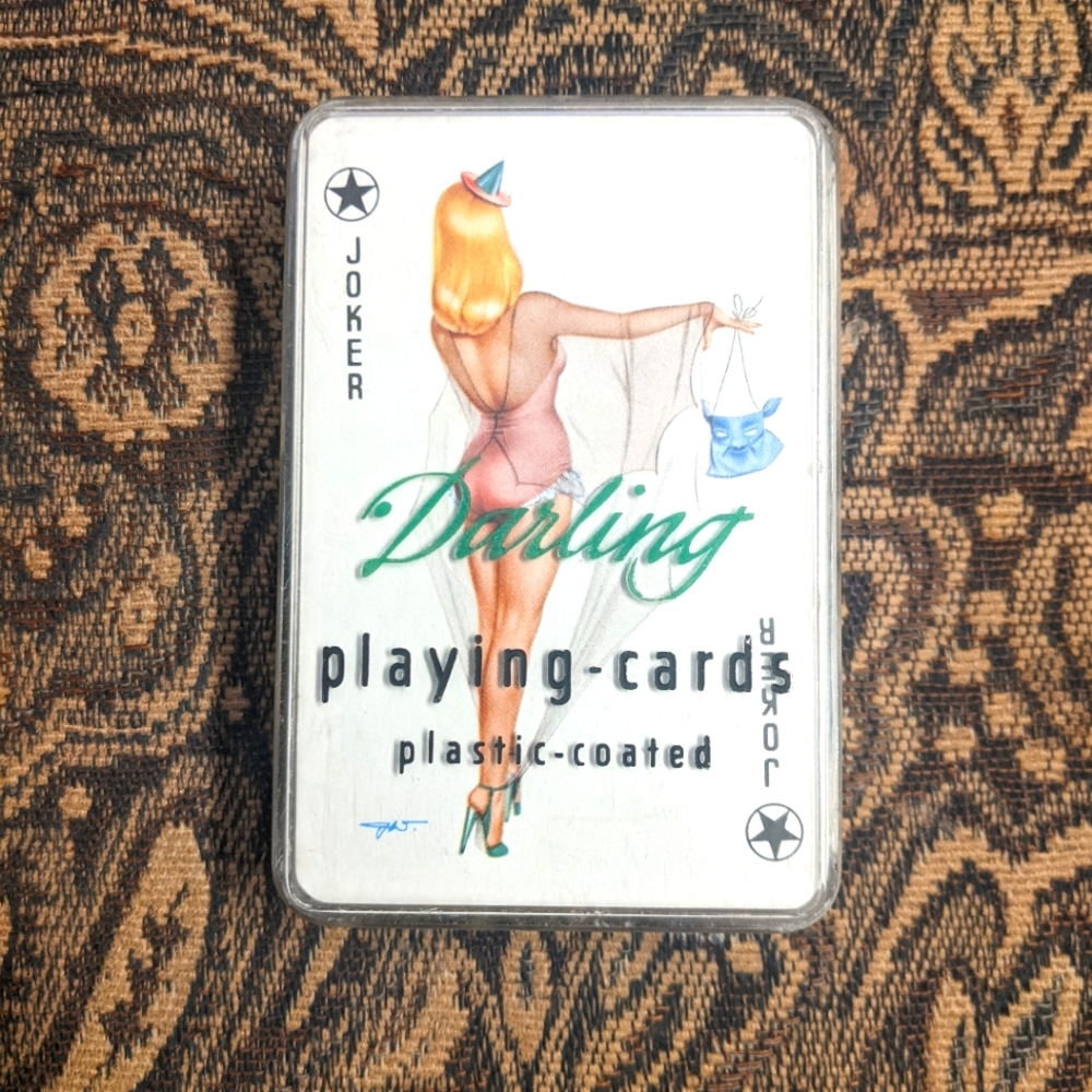 Vintage Darling playing cards